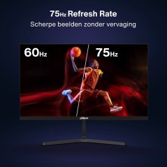 Dahua DHI-LM24-B200S 23.8" Monitor - Stunning 1920 x 1080 Resolution, VGA & HDMI, 75Hz for Exceptional Clarity!